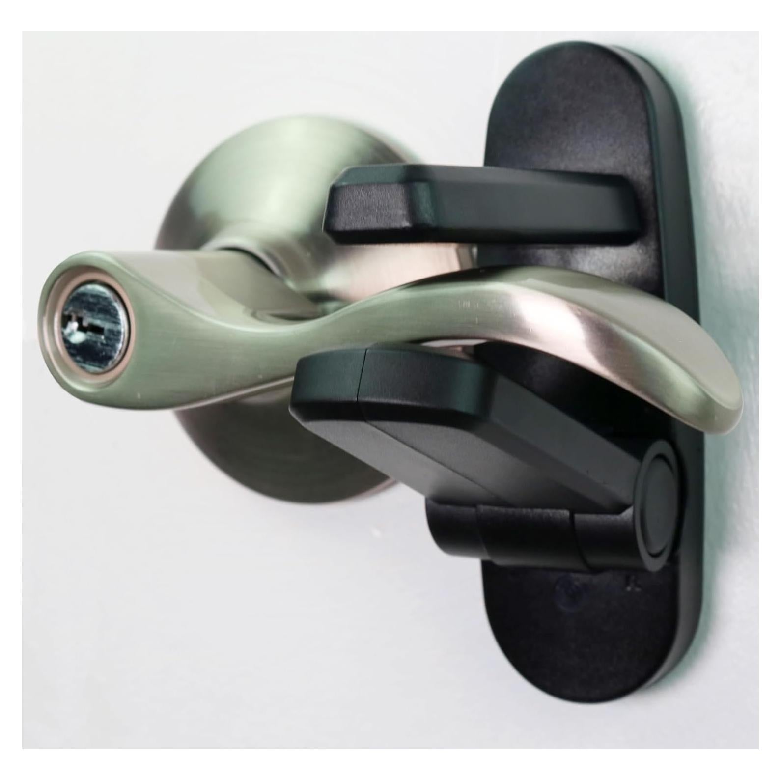 Bloqueo de Palanca de Puerta Wappa Baby - 3 Piezas Negro