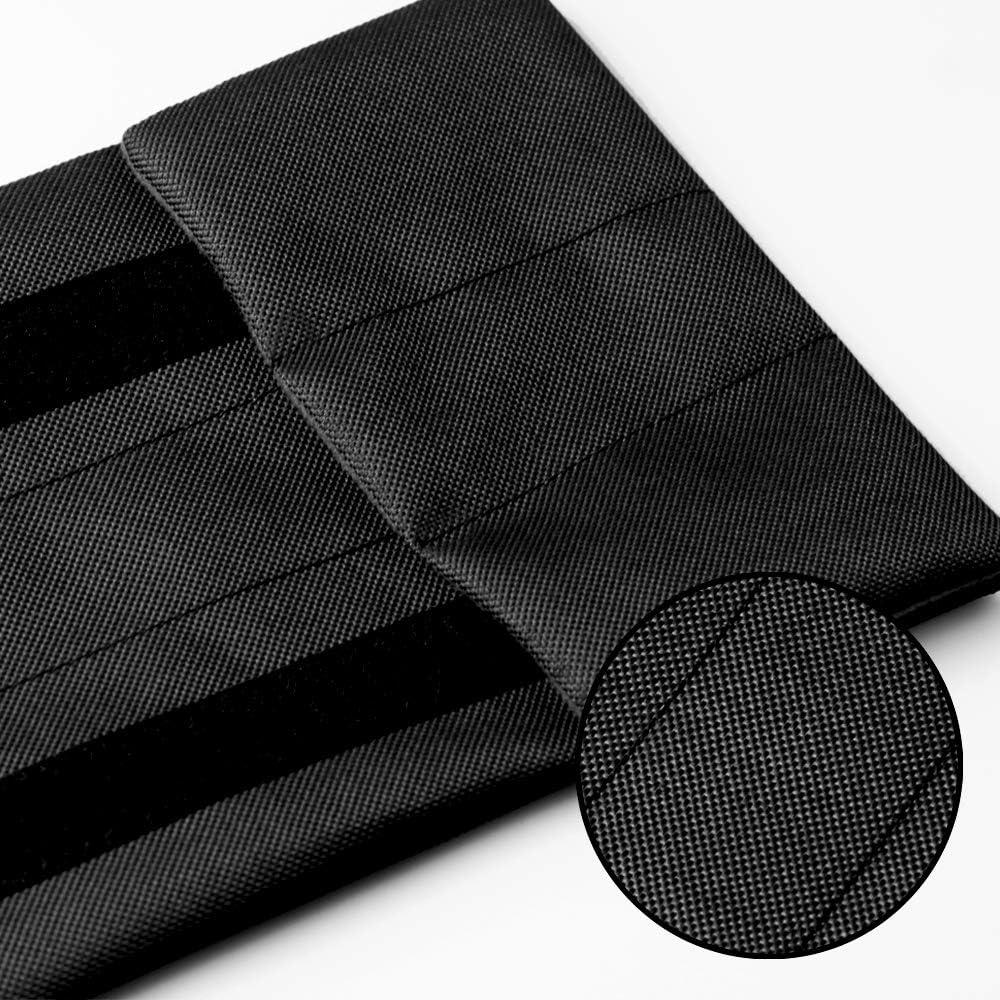 Tapón de puerta Efoxcity ajustable 30-36" negro aislamiento