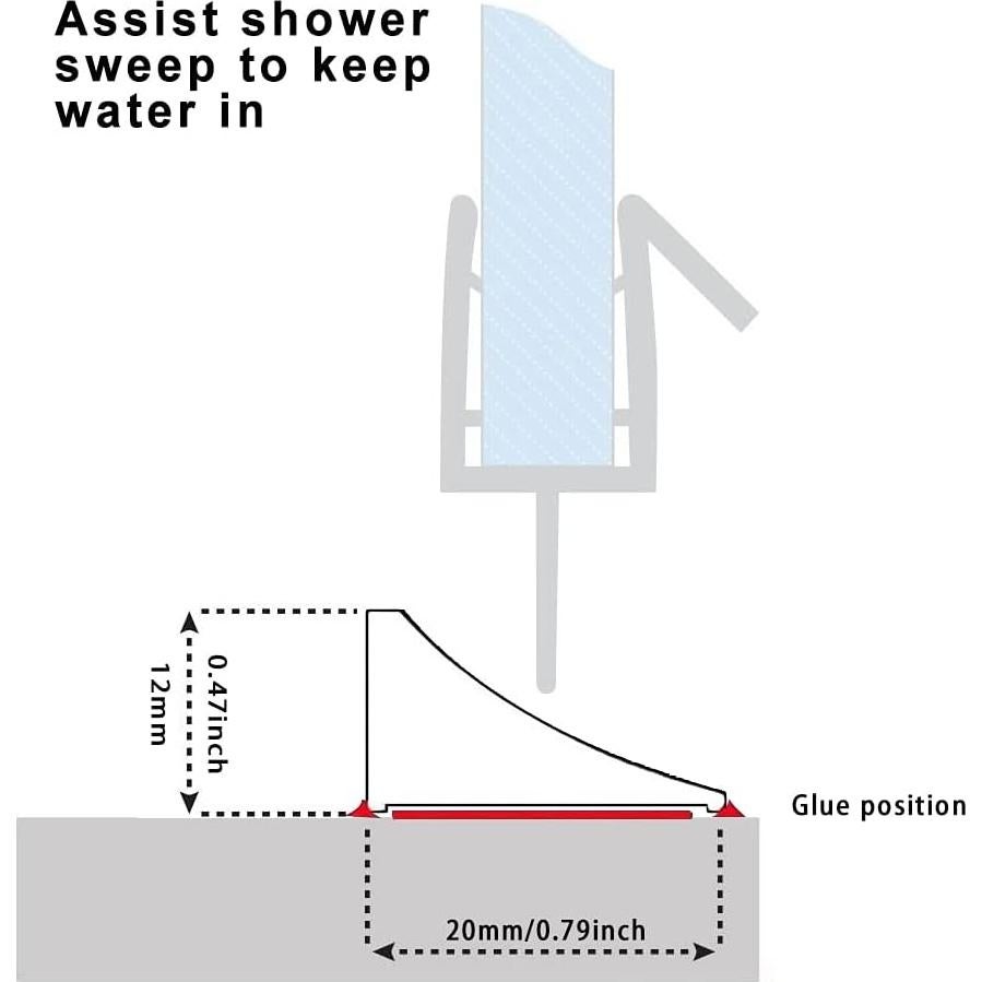 Guardia de Agua de Silicona cuysfead 99 cm Negro