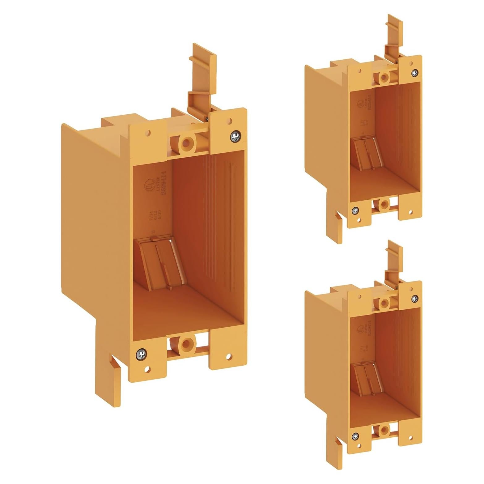 Caja de salida eléctrica Inlight 1 gang 14 pulgadas cúbicas - Paquete de 3