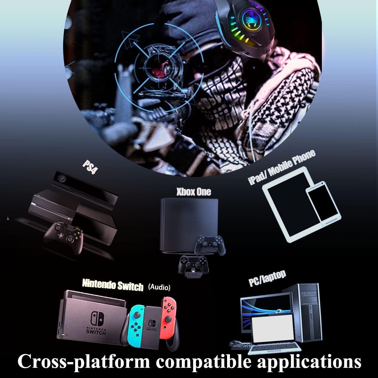 Auriculares Gaming YOUXU GM-1 Over Ear con Micrófono Azul