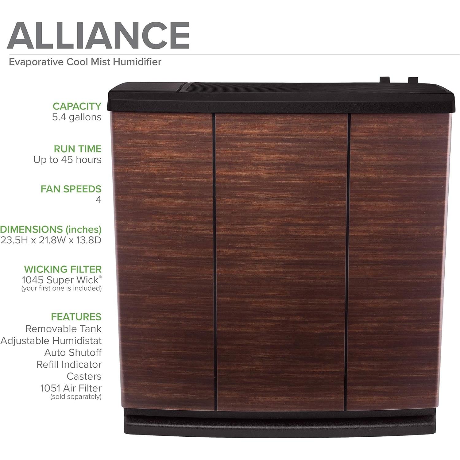 AIRCARE Digital Whole-House Console-Style Evaporative Humidifier (Copper Night)