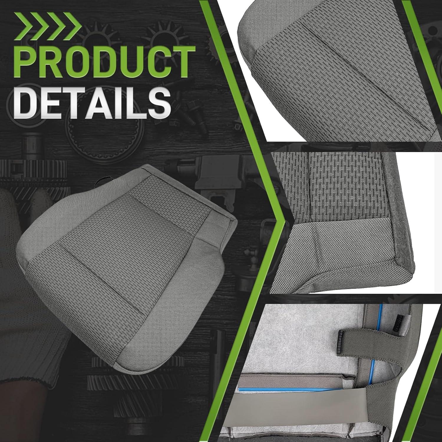 Cubierta Inferior Asiento Conductor CARBBIA F-150 2015-2020 Gris