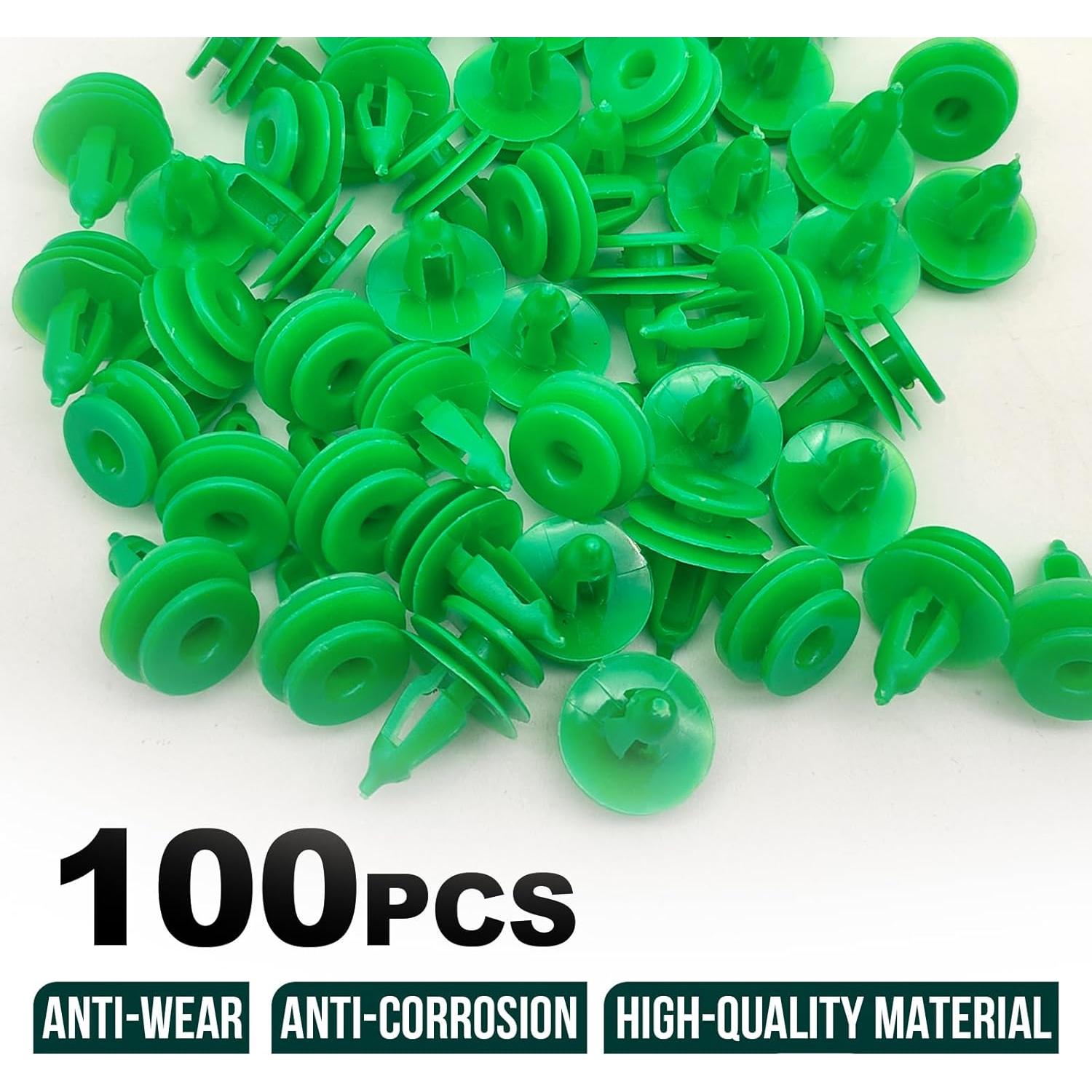 100 Clips de Retención 8mm TOPCNOEM para Chrysler y Dodge