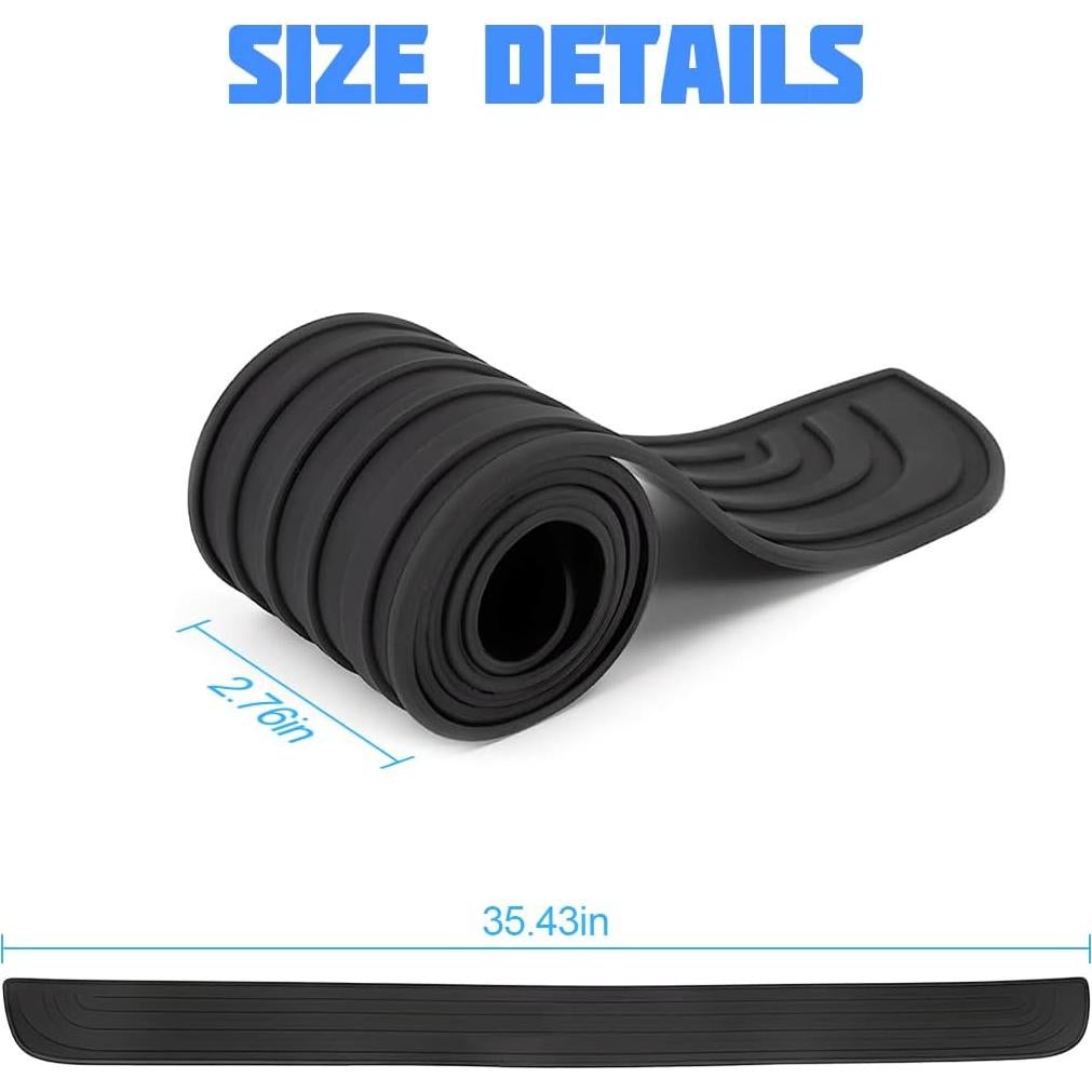 Protector de Parachoques Trasero XINLIYA Universal Negro 90 cm