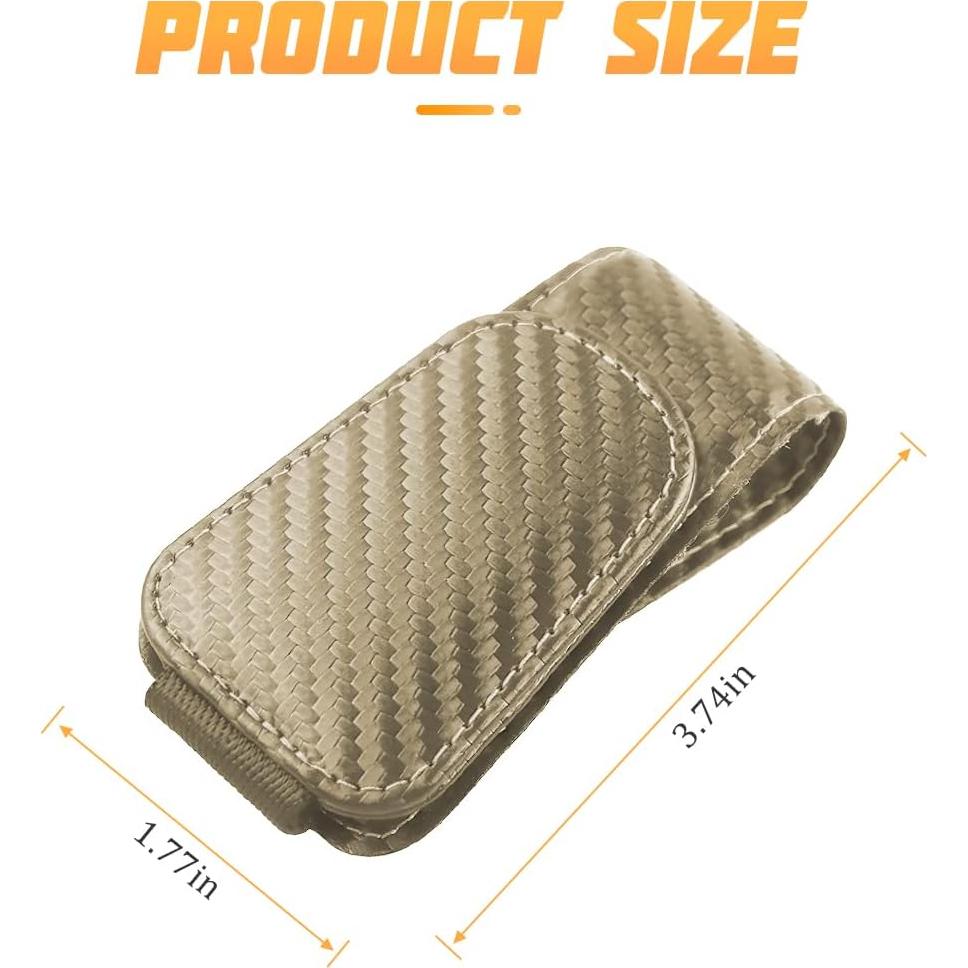 Soporte Magnético para Gafas AICEL de Cuero Microfibra