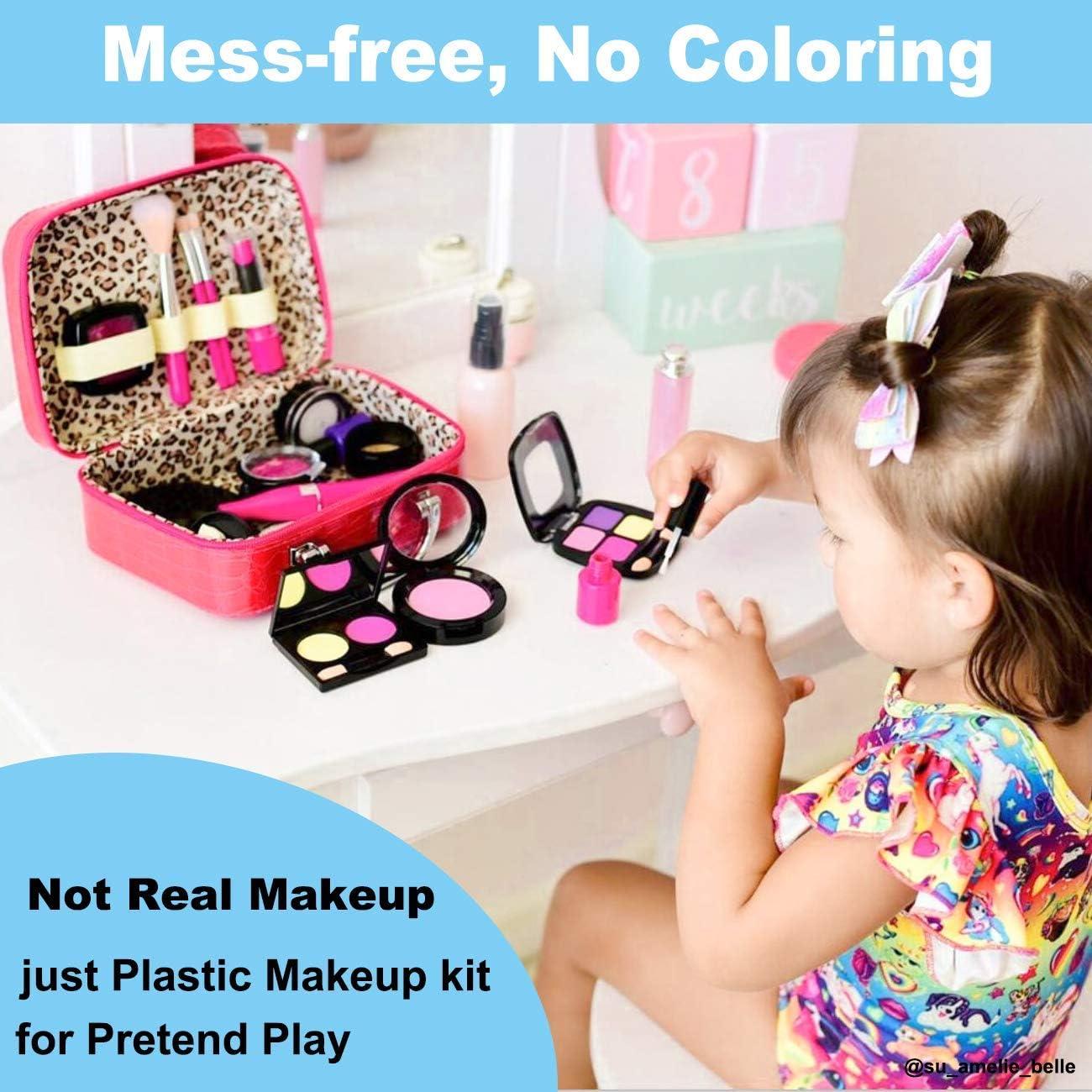 Kit de Maquillaje de Juego TEPSMIGO para Niñas - 14.99x7.87x5.08cm