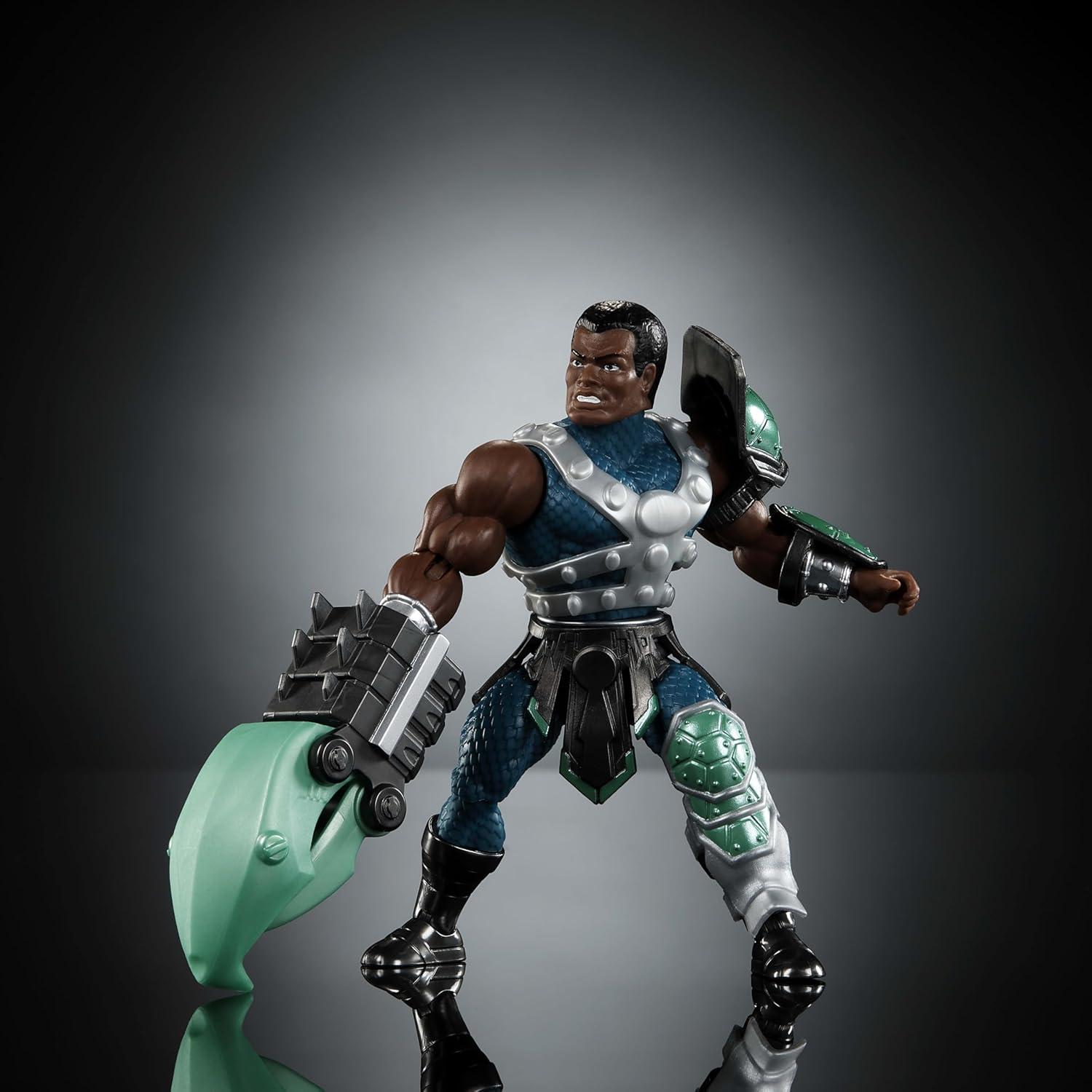 Figura de Acción MOTU Origins Clamp Champ Tortugas Ninja 14 cm