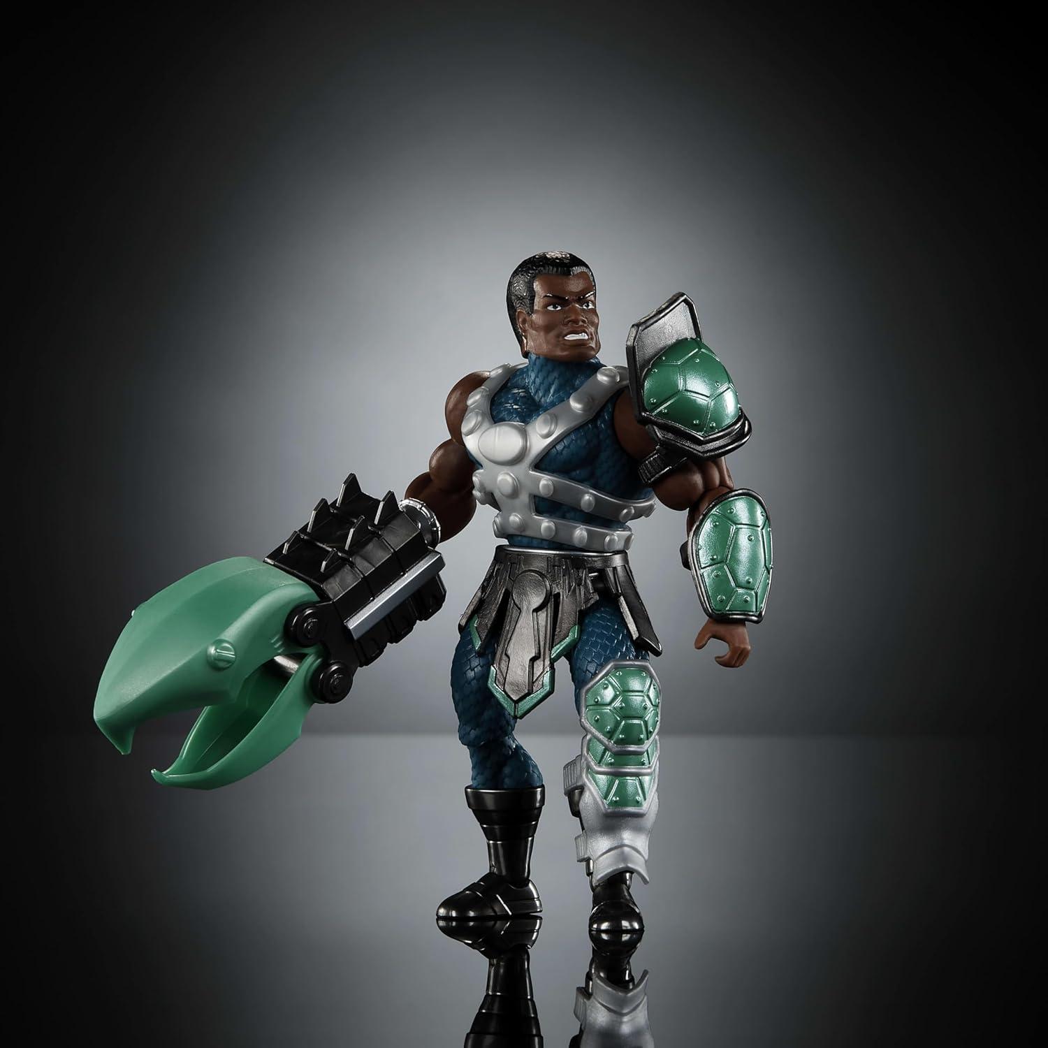 Figura de Acción MOTU Origins Clamp Champ Tortugas Ninja 14 cm