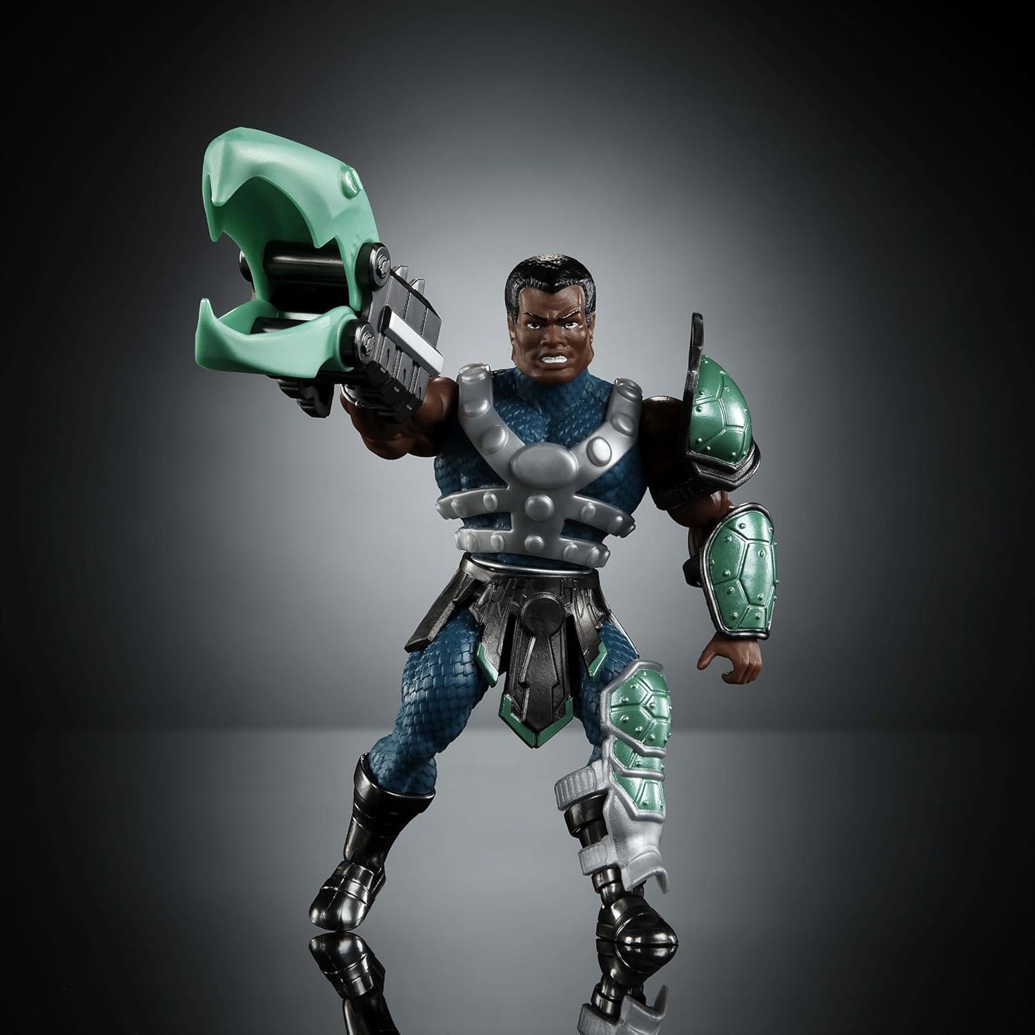 Figura de Acción MOTU Origins Clamp Champ Tortugas Ninja 14 cm