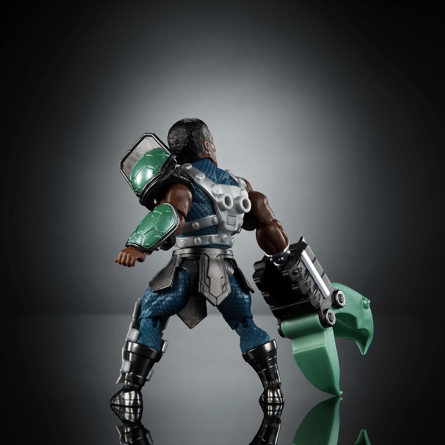 Figura de Acción MOTU Origins Clamp Champ Tortugas Ninja 14 cm