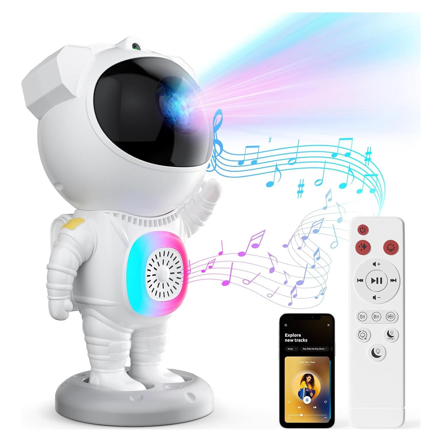 Proyector Galáctico Astronauta JN117 con Altavoz Bluetooth