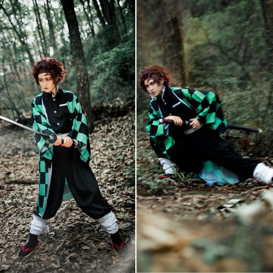 Disfraz de Cosplay Anime Rengoku Kimono Unisex Adulto
