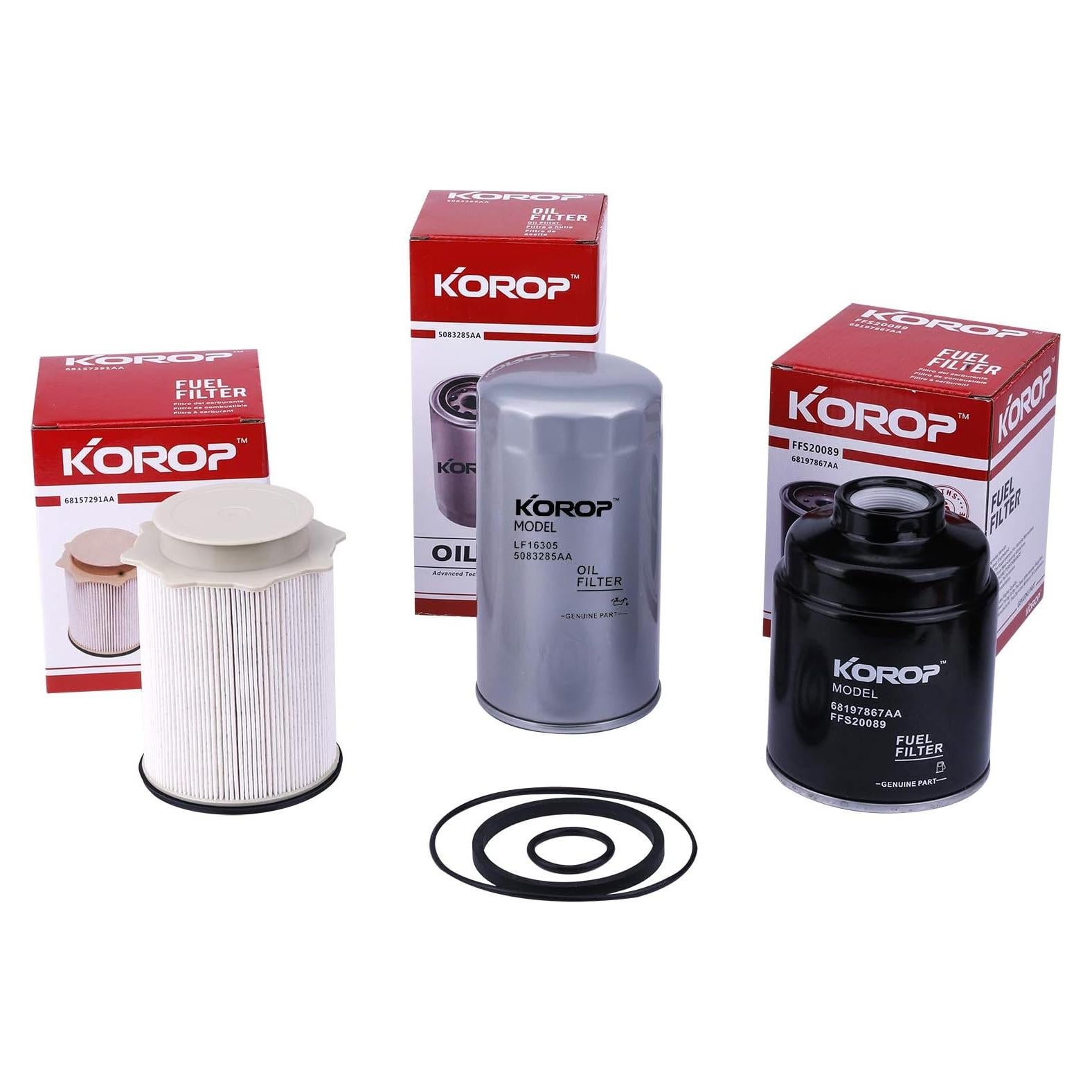 Juego de Filtro de Combustible KOROP para Ram 6.7L Diesel 2013-2018
