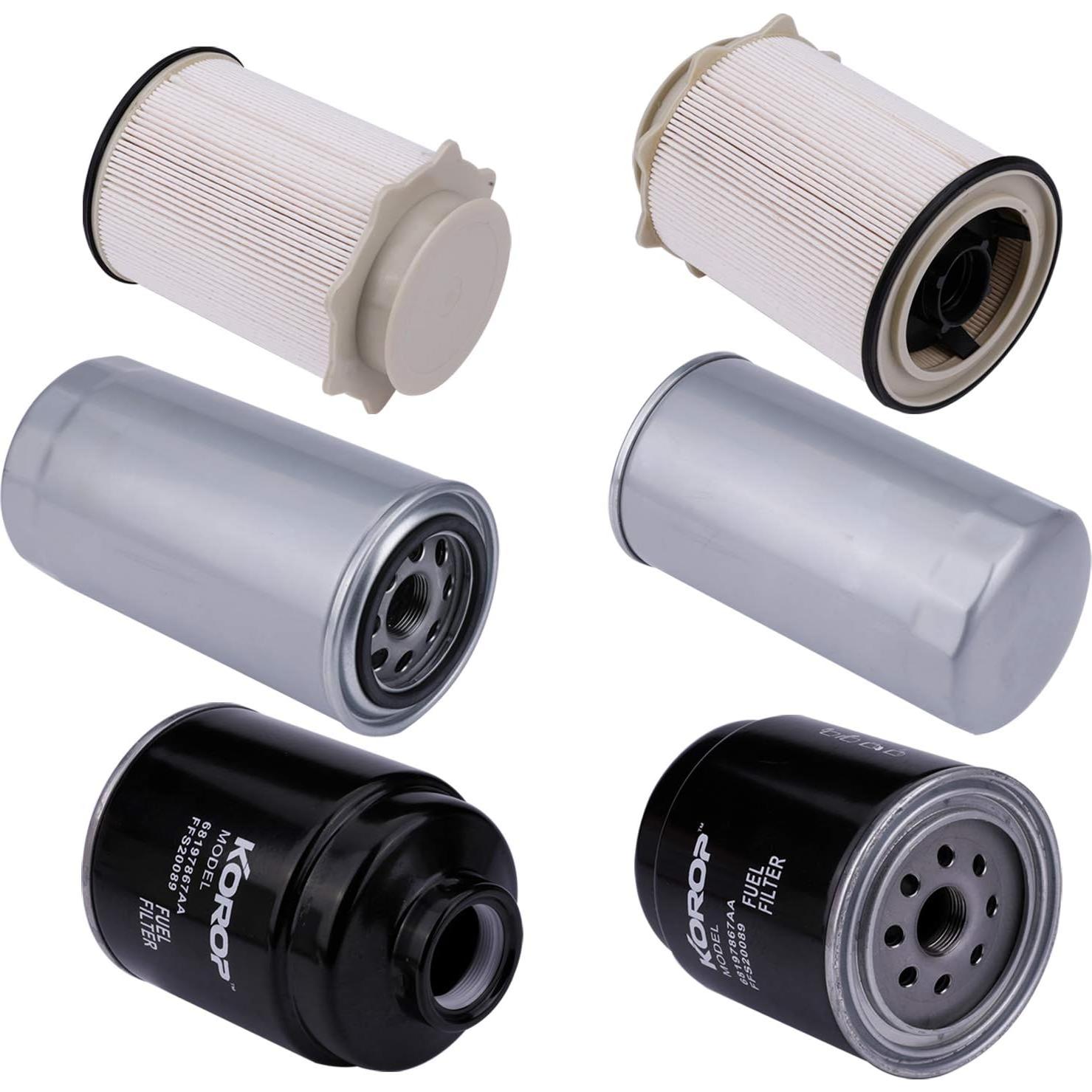 Juego de Filtro de Combustible KOROP para Ram 6.7L Diesel 2013-2018
