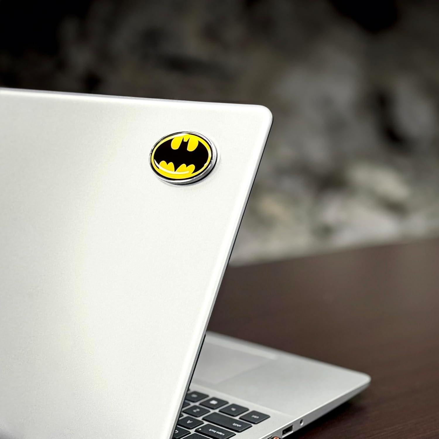 Emblemas Mini Batman Elektroplate Cromo 5.4 x 3.6 cm Paquete de 2