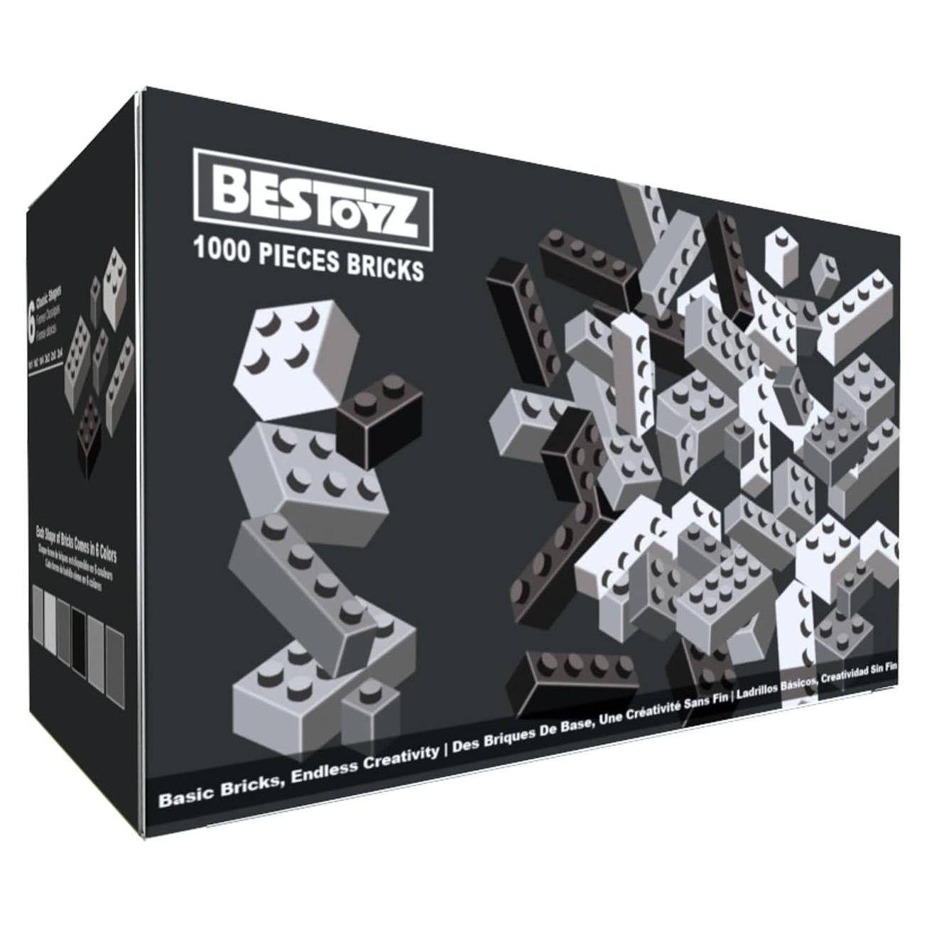 Bloques de Construcción 1000 Piezas 4 Colores para Niños