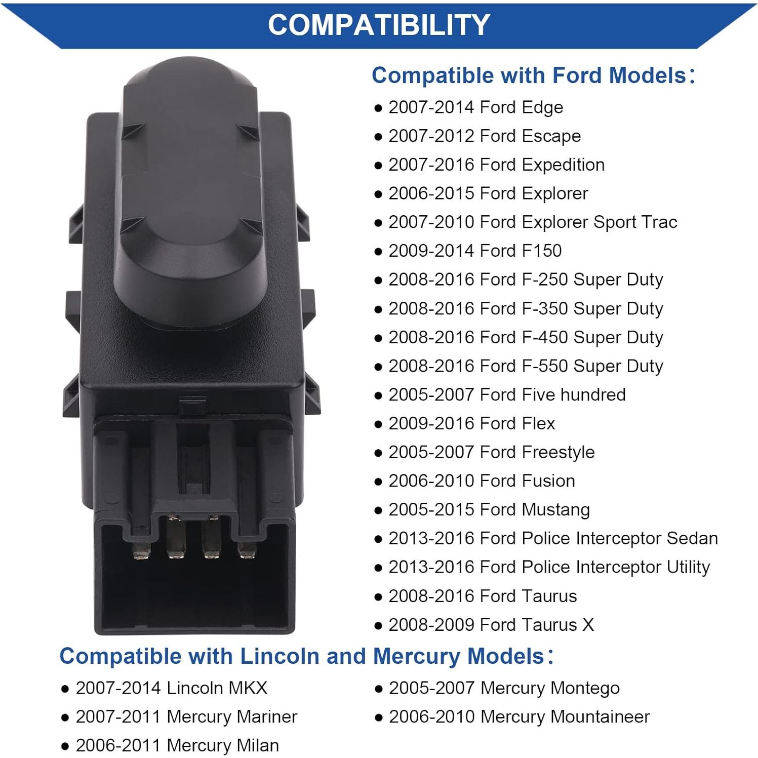 Interruptor de Asiento Eléctrico Obaee 6 Vías Compatible Ford