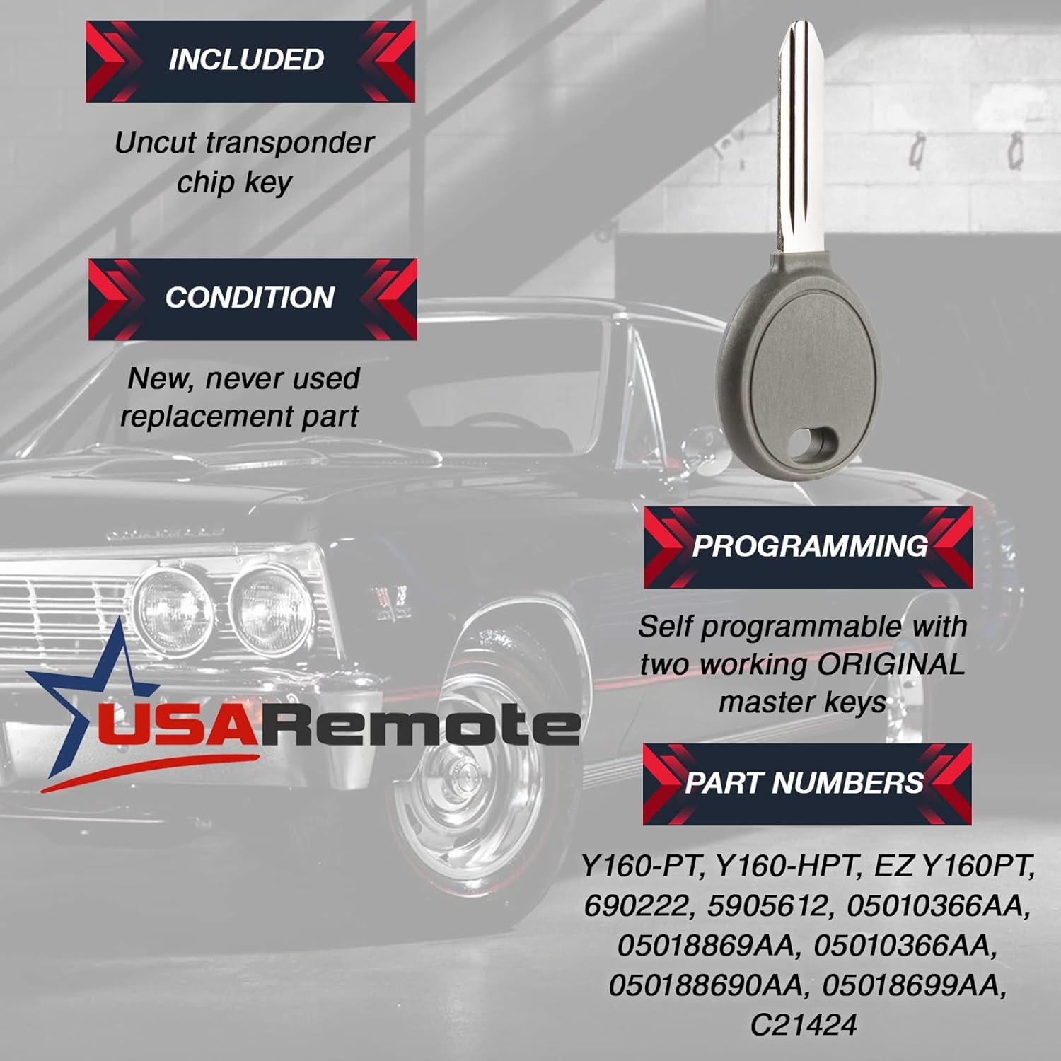 Llave control remoto Chrysler Dodge Plymouth 1999-2005