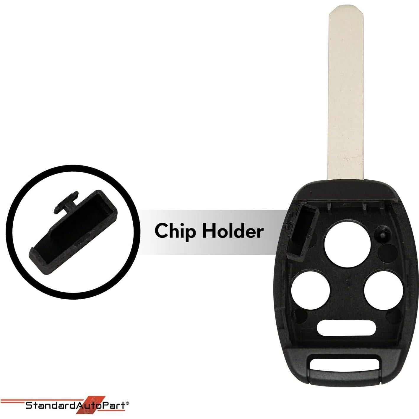 Funda Rugged Tuff-Shield StandardAutoPart para Llave Honda 4 Botones