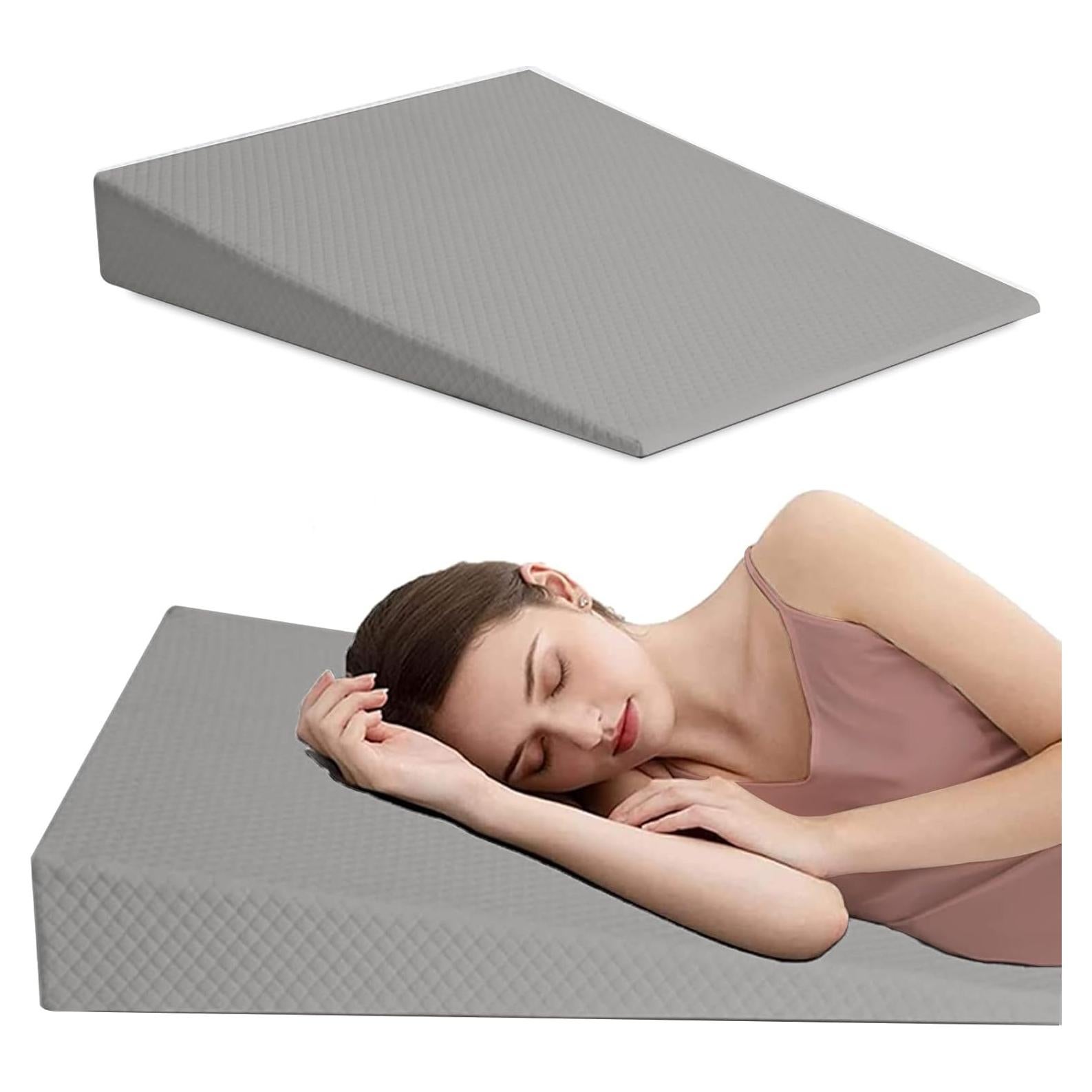 Cojín en cuña ergonómico XINSURUJIAN para rodilla y lectura - Gris