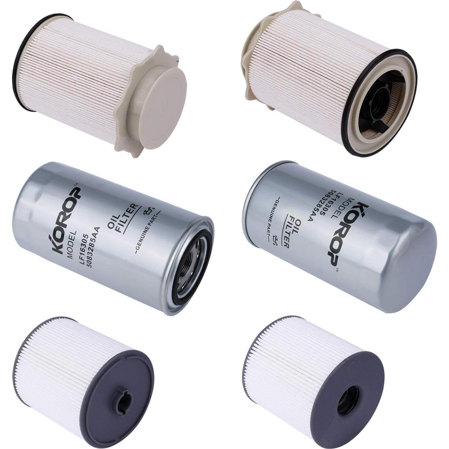 Juego de Filtro de Combustible KOROP para Dodge Ram 6.7L 2019-2022