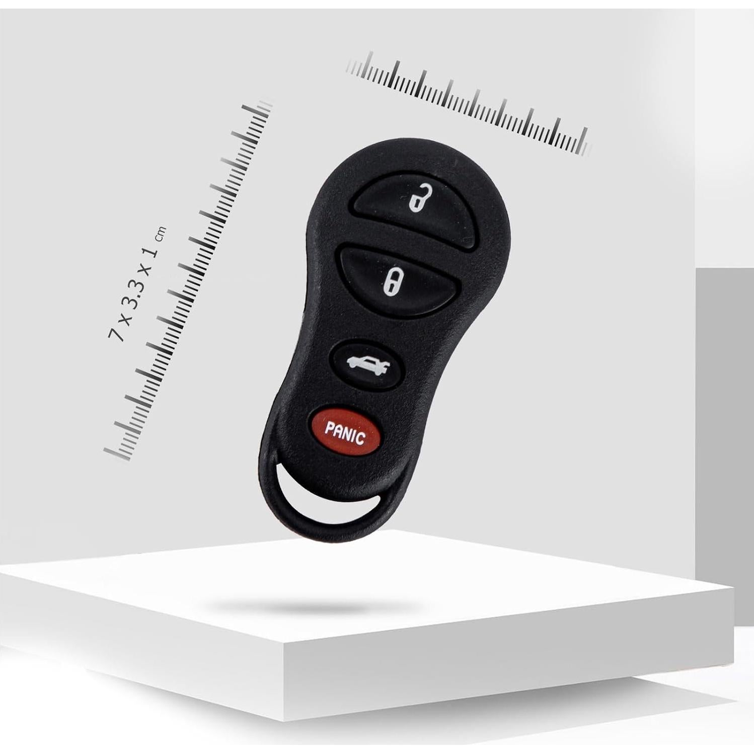 Control Remoto Chrysler 300M 1999-2004 USAKeys 4 Botones