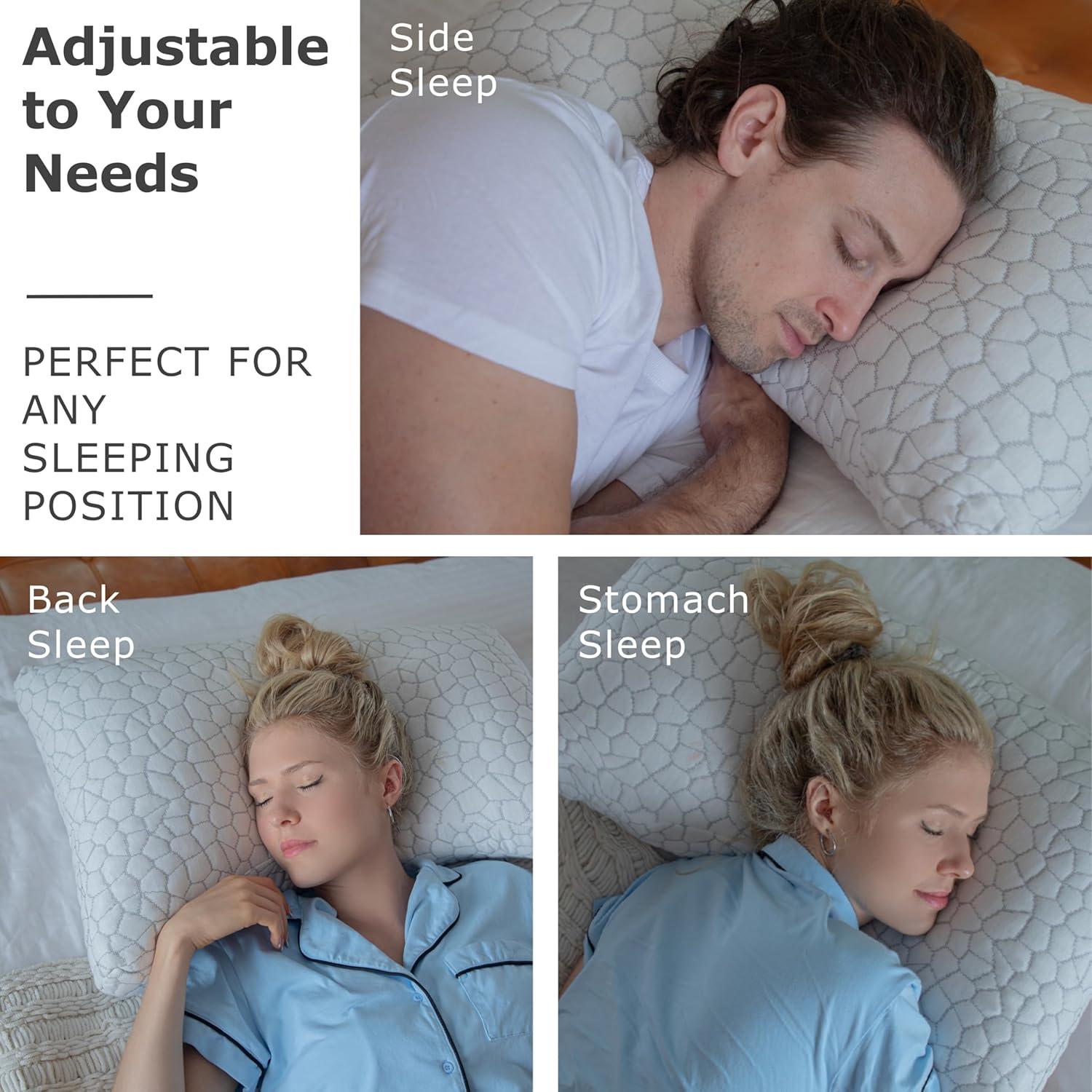 Almohada Ajustable Pharmedoc Espuma Viscoelástica Queen