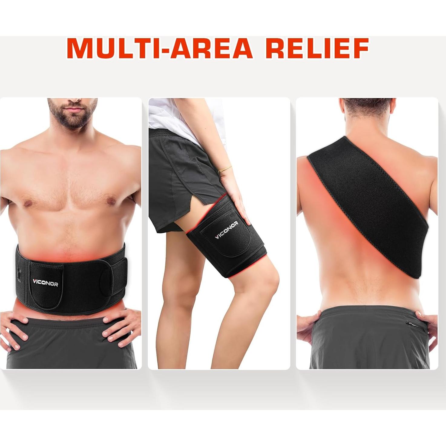 Cinturón Terapia Luz Roja Viconor 315 Luces Infrarrojas