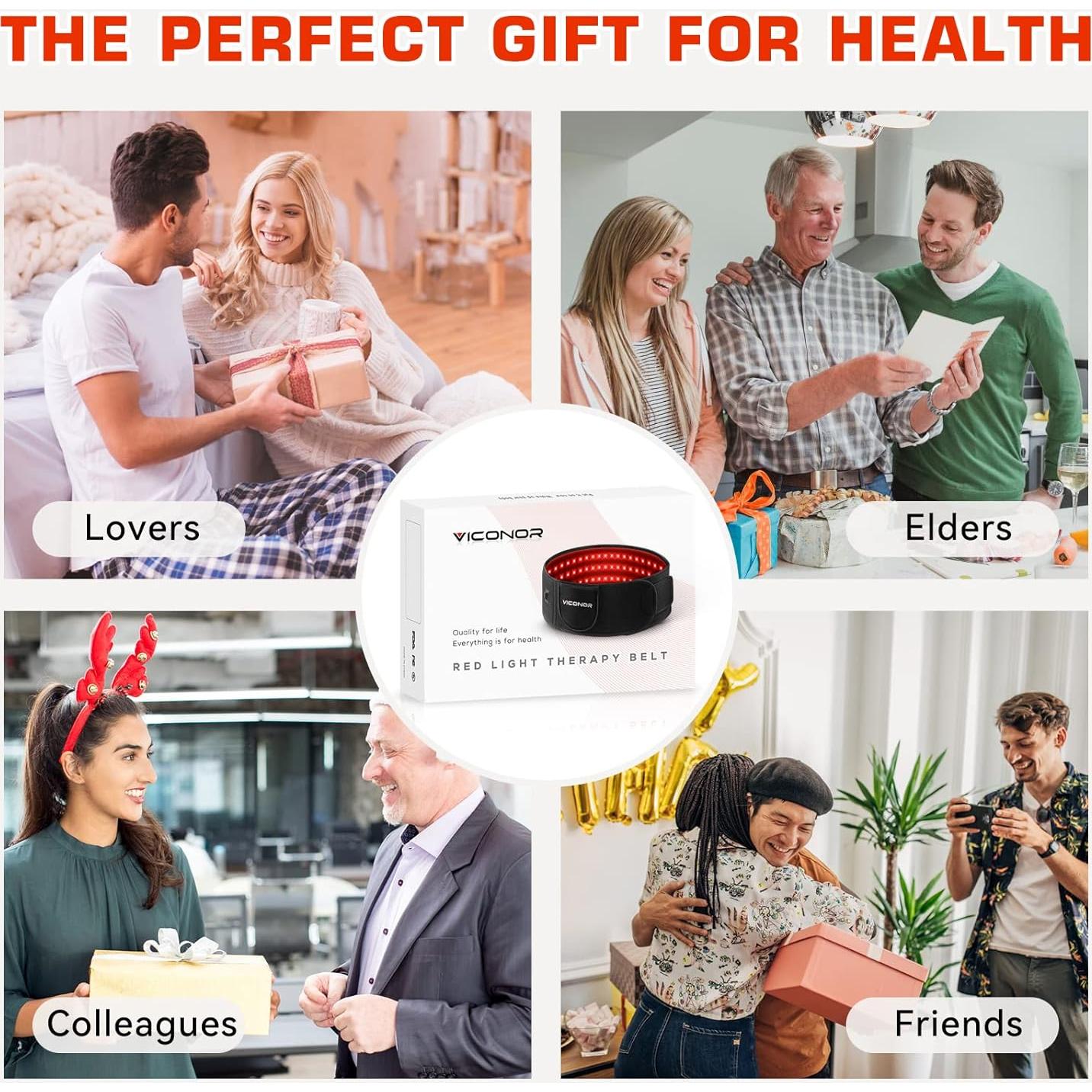 Cinturón Terapia Luz Roja Viconor 315 Luces Infrarrojas