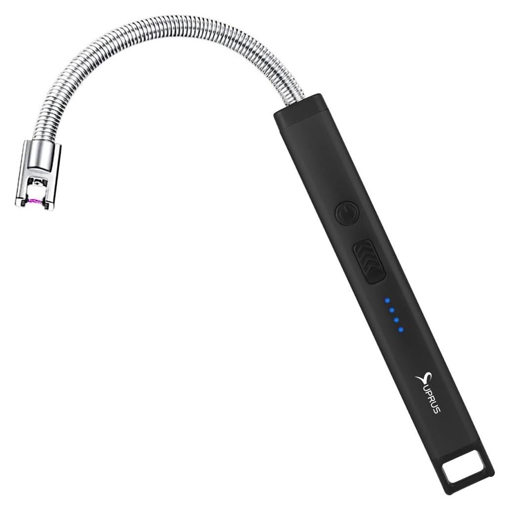 Encendedor Eléctrico Recargable SUPRUS Largo Acero Inoxidable