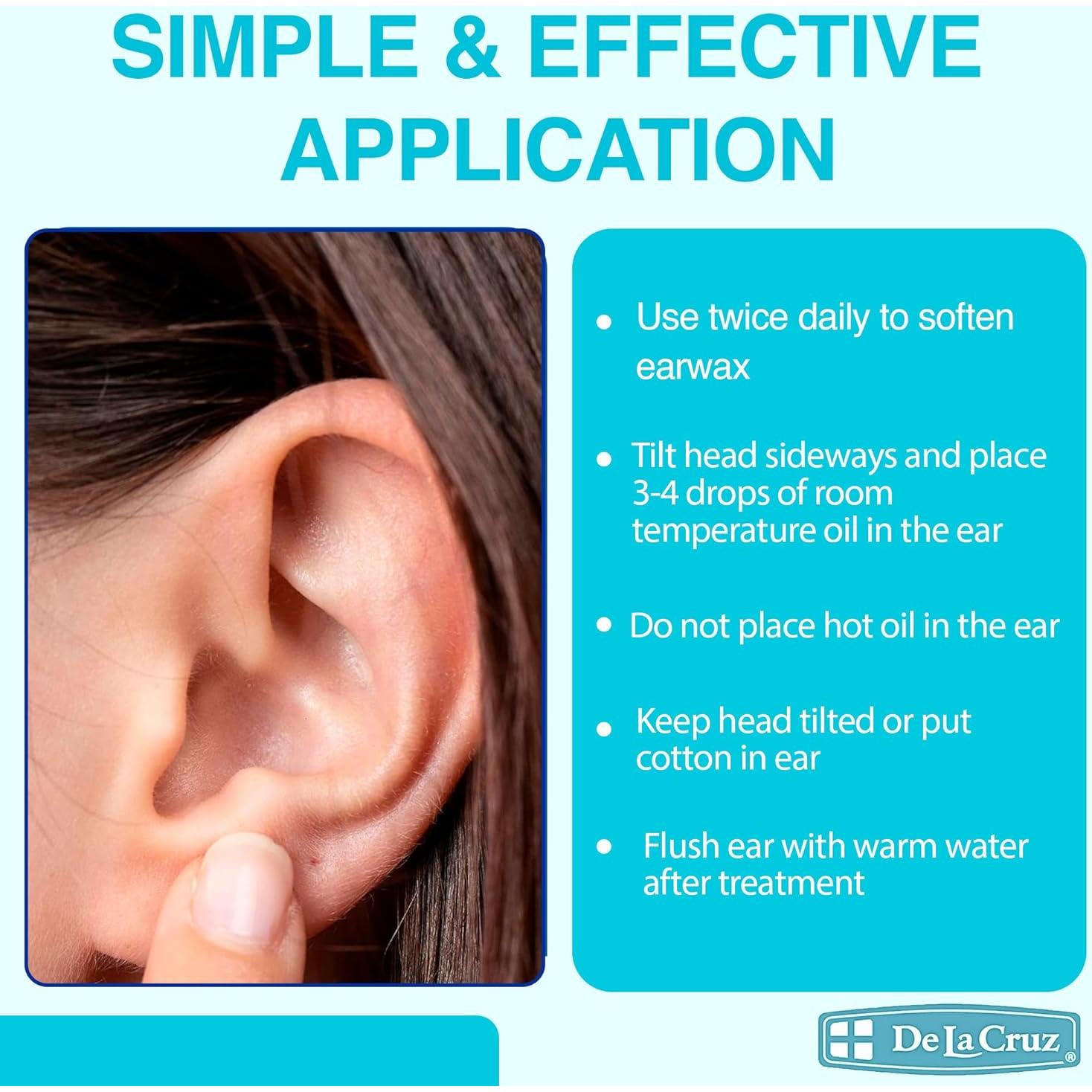 Aceite Dulce Puro De La Cruz para Oídos 29.57 ml - Natural