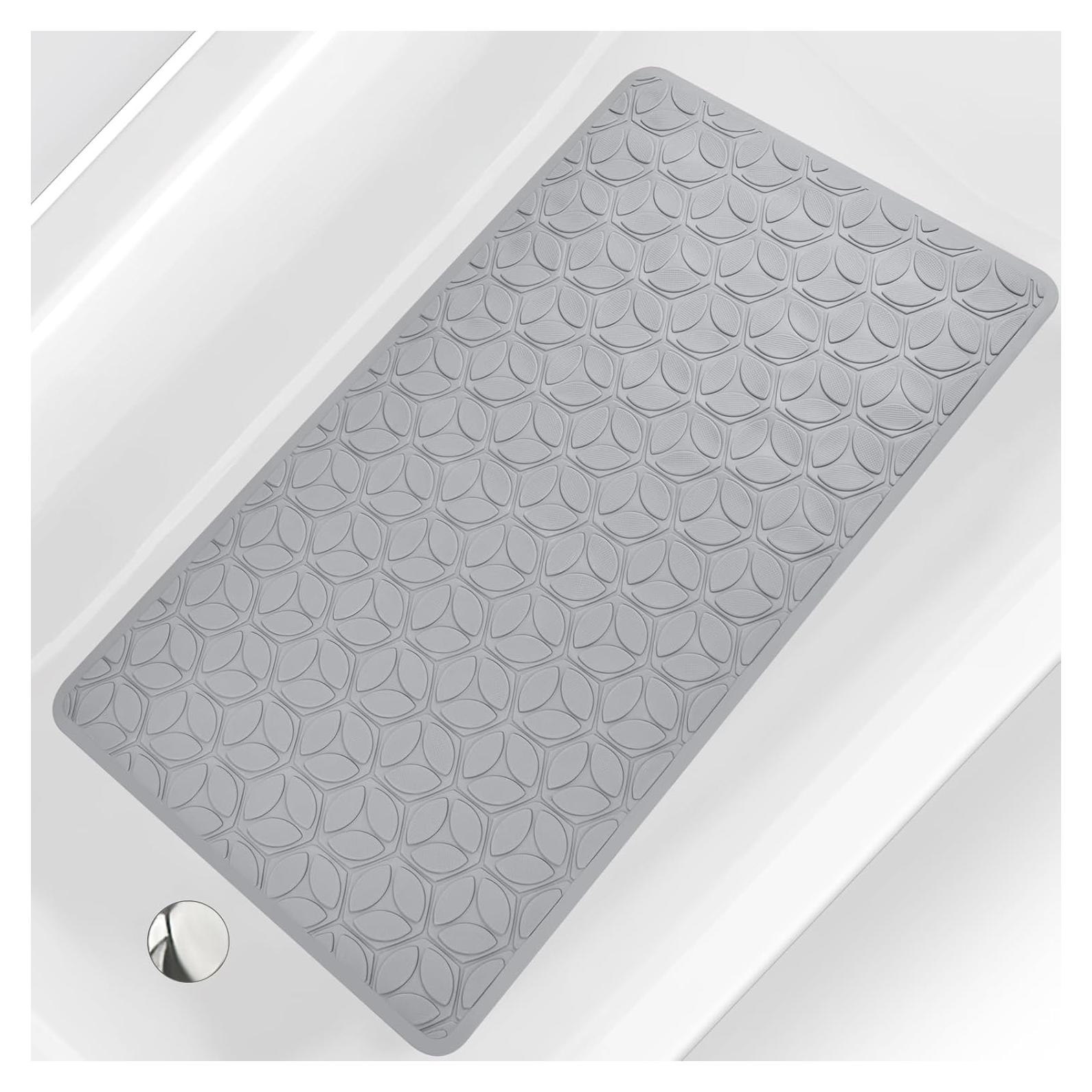 Alfombra Antideslizante OLUFIA 71x40 cm Goma Gris