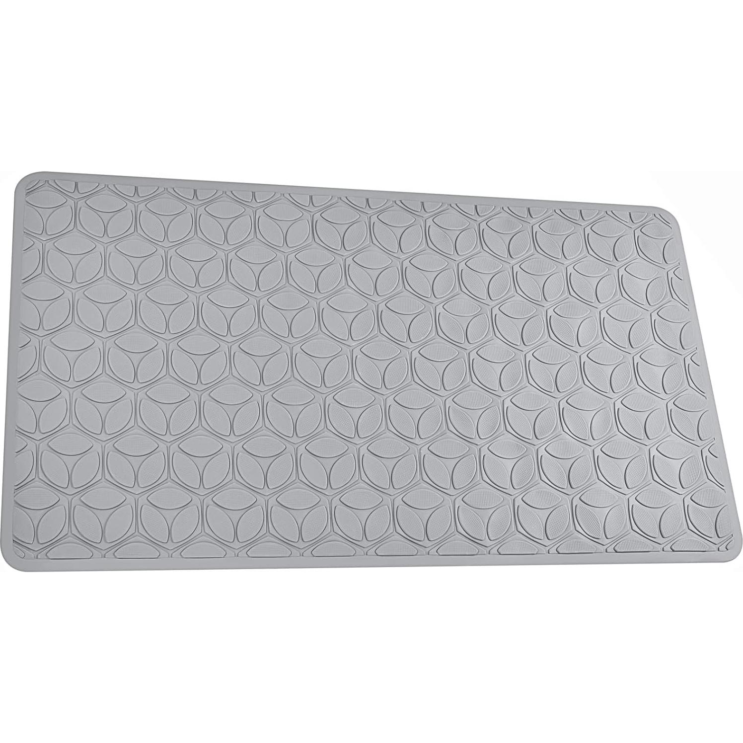 Alfombra Antideslizante OLUFIA 71x40 cm Goma Gris