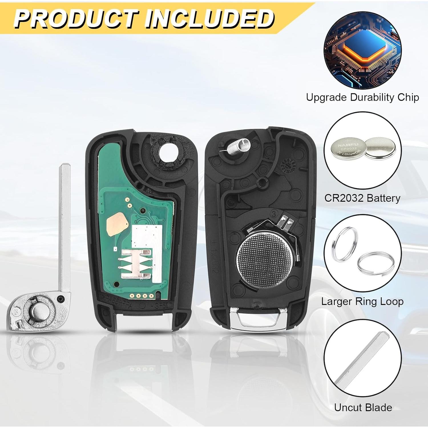 Llavero Reemplazo Buick y Chevy 2 Piezas 2010-2019