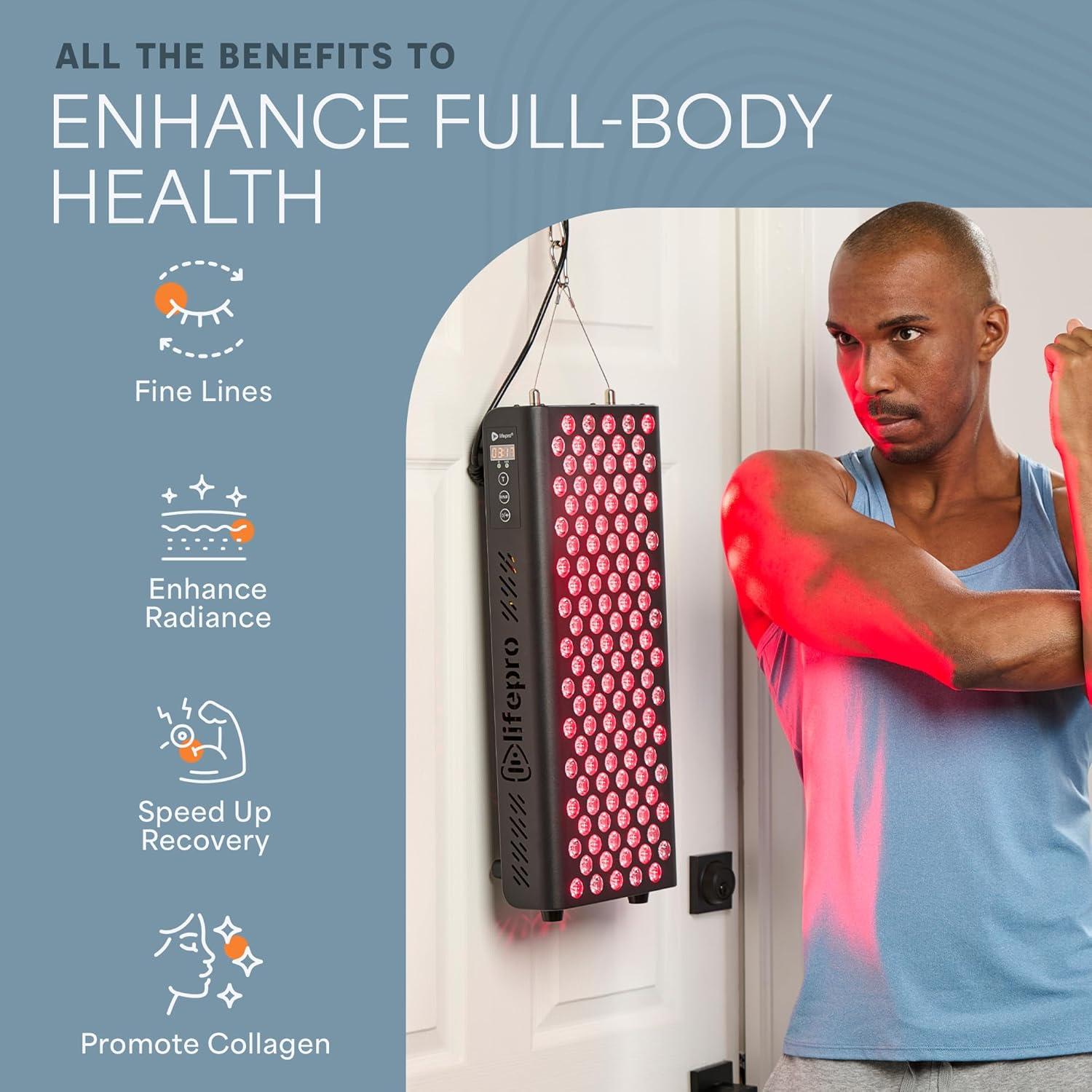 Panel de Terapia de Luz Roja LifePro LP-BIOHLPLS - 120 LEDs