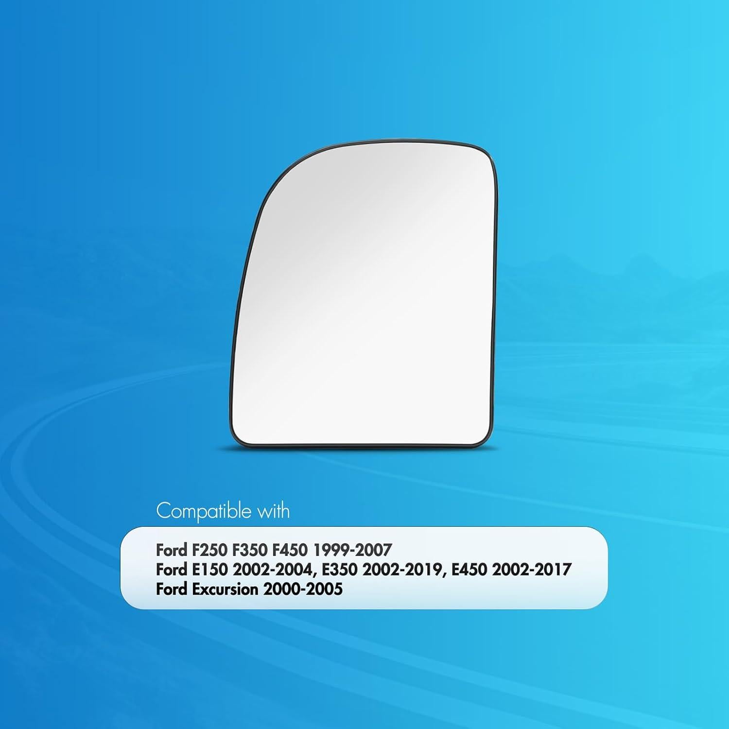 Espejo Lateral Izquierdo Calentado Ford F250 F350 1999-2007