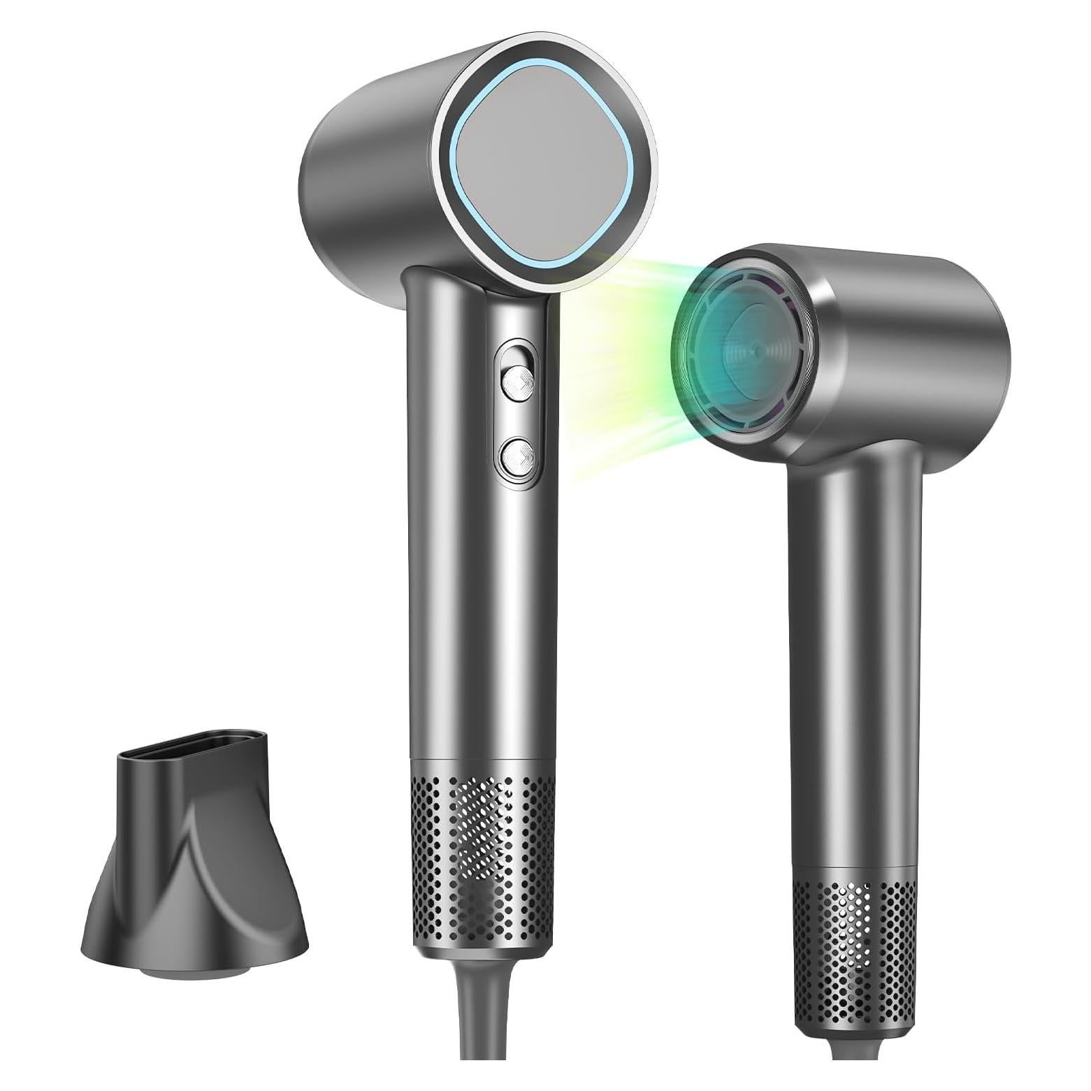 Secador de Pelo Iónico HEXTEK 160000 RPM Gris 730g