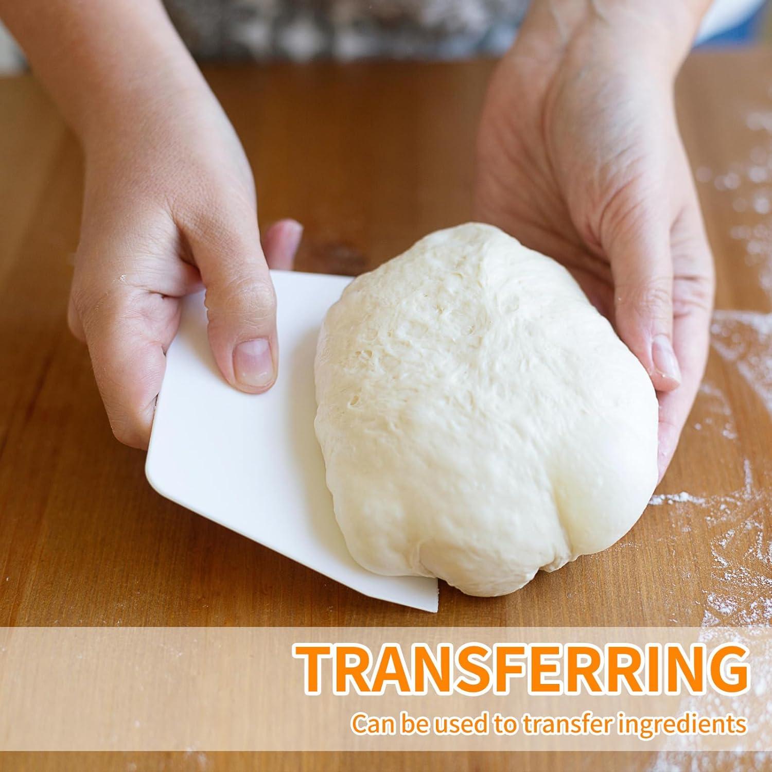 Espátulas de Masa ALLTOP - Juego de 2 Piezas - Plástico Duro