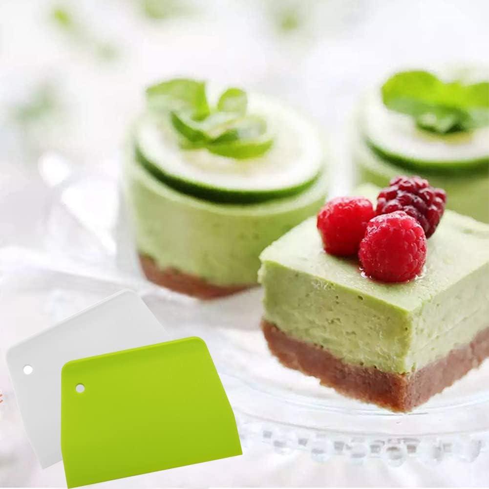 Espátulas de Masa ALLTOP - Juego de 2 Piezas - Plástico Duro