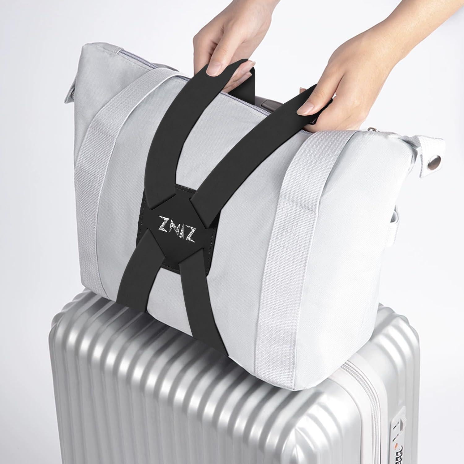 Correa de Equipaje ZINZ Ajustable Nylon Negro 240 cm 18 kg