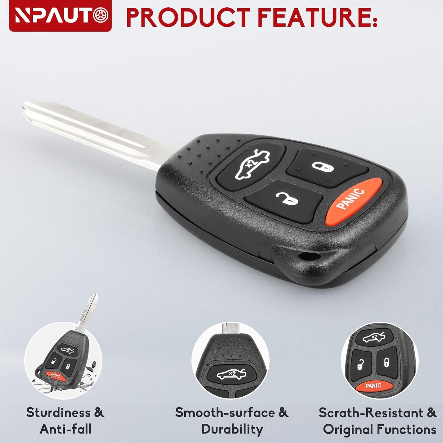 Llavero NPAUTO para Jeep Commander 2006-2007 y más