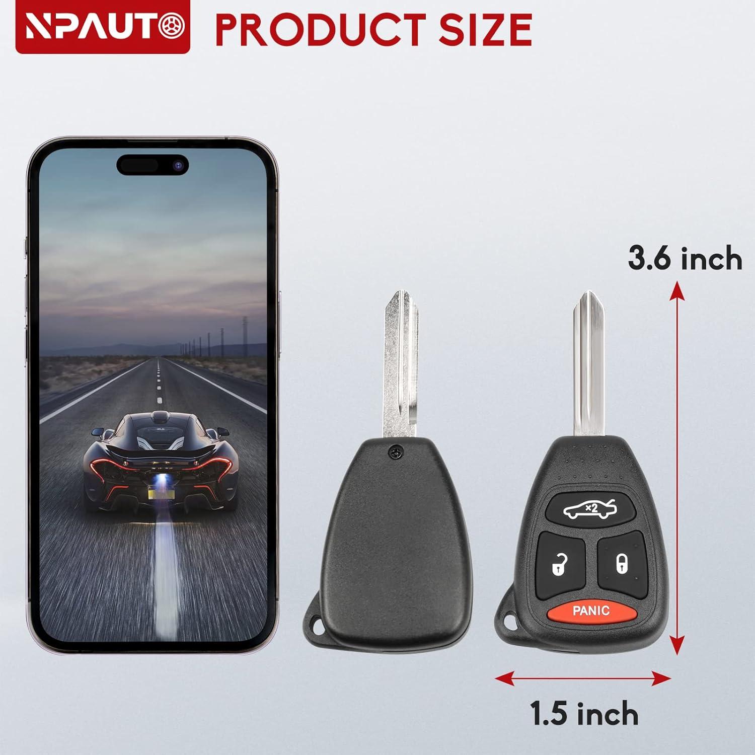 Llavero NPAUTO para Jeep Commander 2006-2007 y más