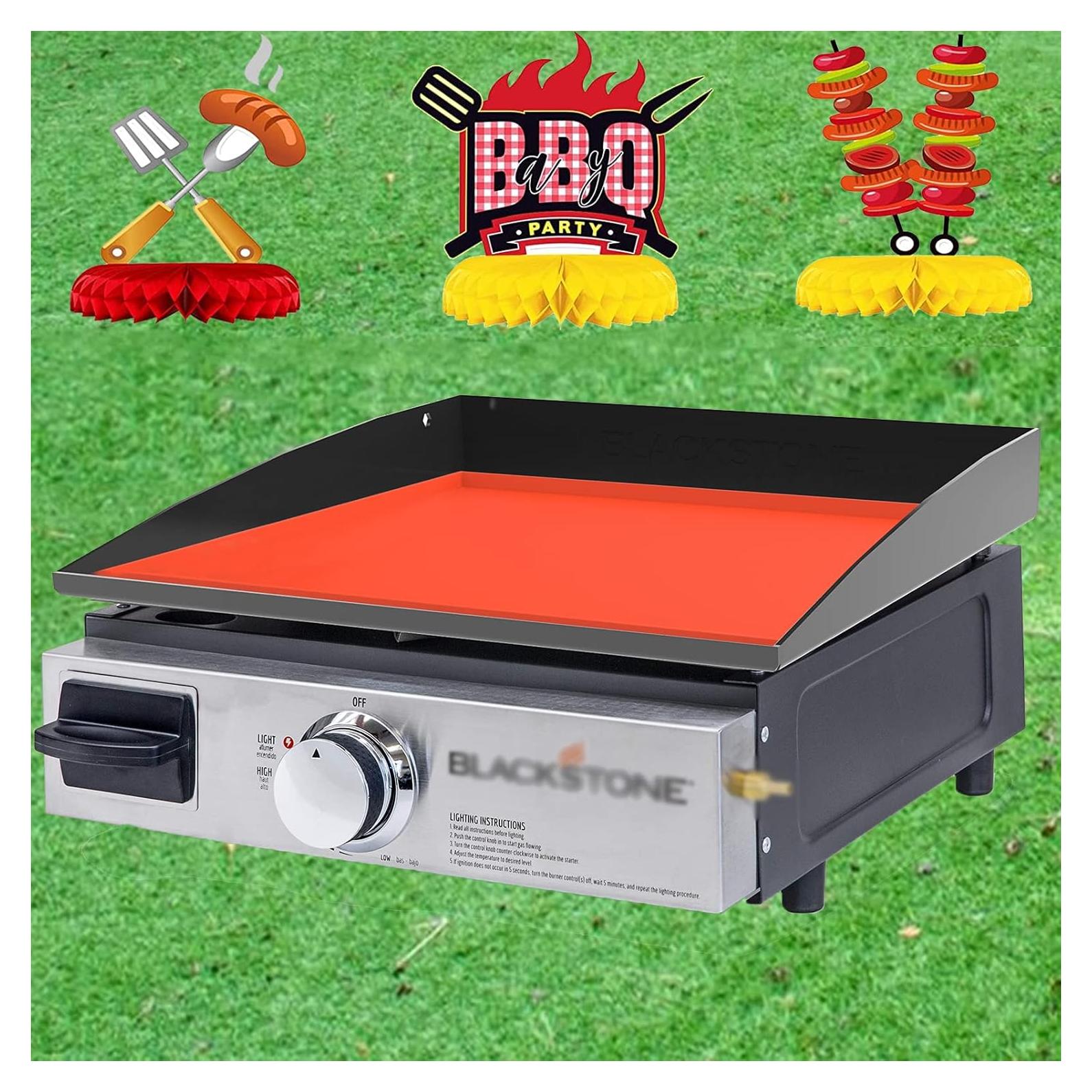 Blackstone Silicone Mat for Griddle Top, Heavy Duty/Non Stick/Reusable Food-grade Protective Mat Cover