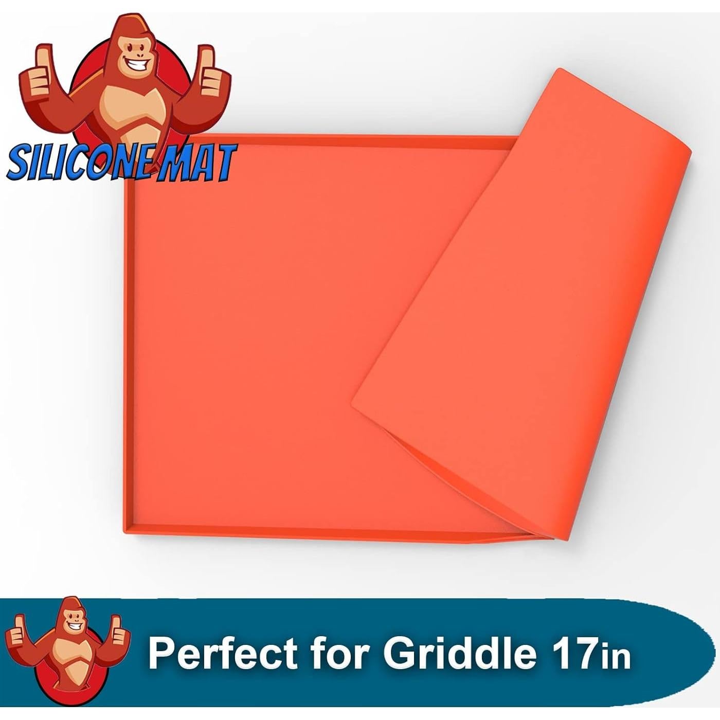 Blackstone Silicone Mat for Griddle Top, Heavy Duty/Non Stick/Reusable Food-grade Protective Mat Cover