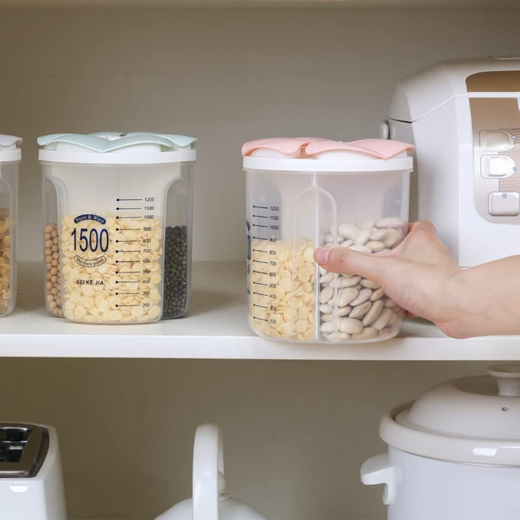 Contenedor Hermético de Alimentos AUONS 1500ml 3 Compartimentos