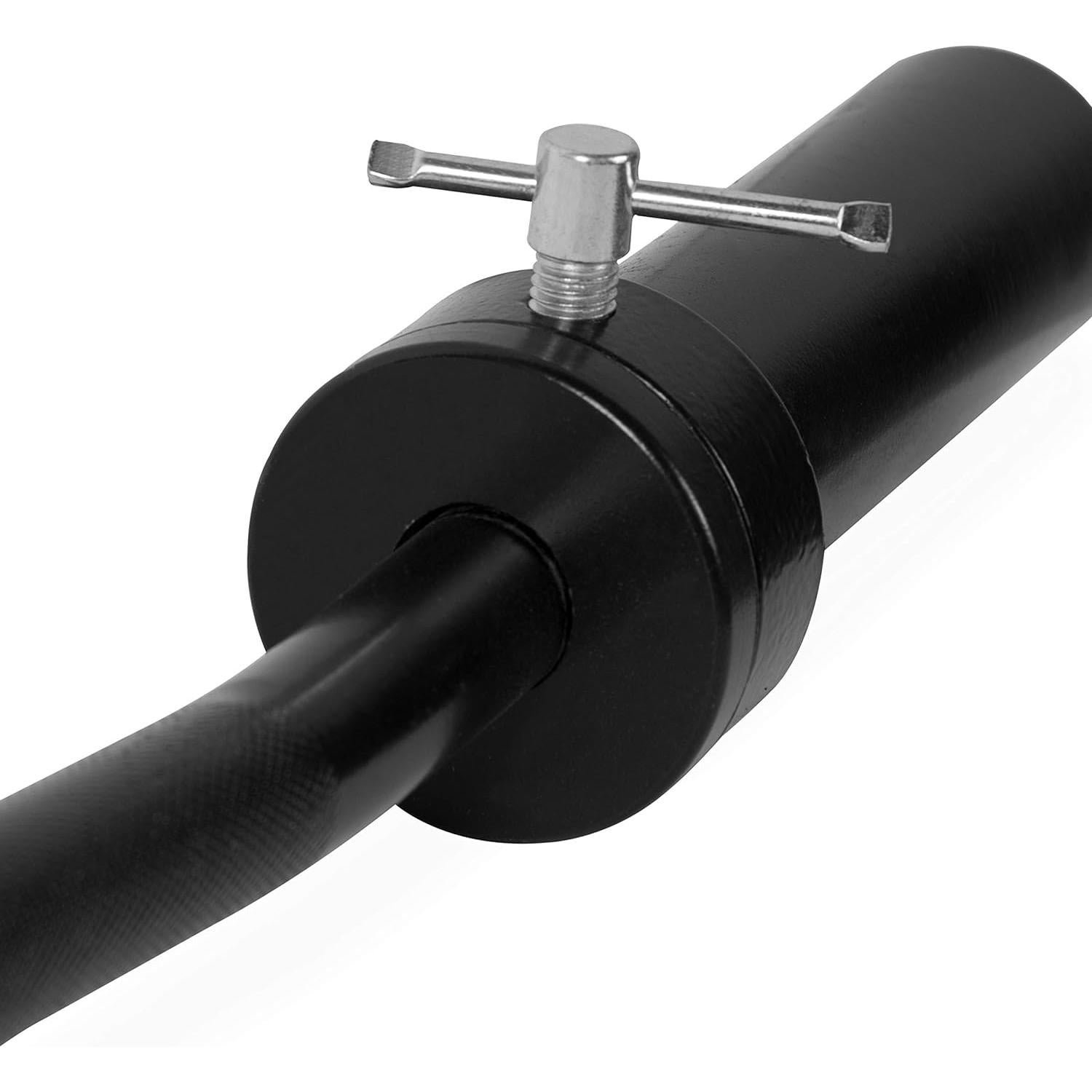 Barra EZ Curl Olímpica 120cm CAP Barbell 7kg Negro