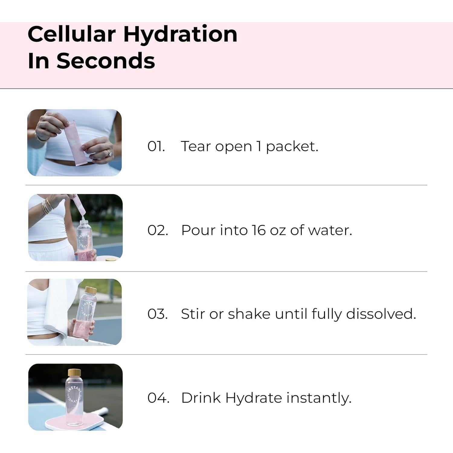 Polvo de Electrolitos Hidratación Instantánea - Algodón de Azúcar - 30 Palitos - Sin Azúcar, Keto, Vegano
