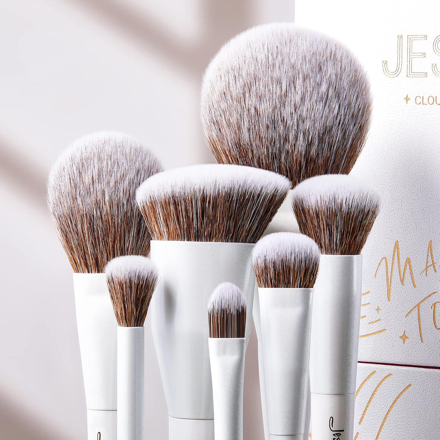 Juego de Brochas de Maquillaje Jessup 14 Piezas Sintéticas
