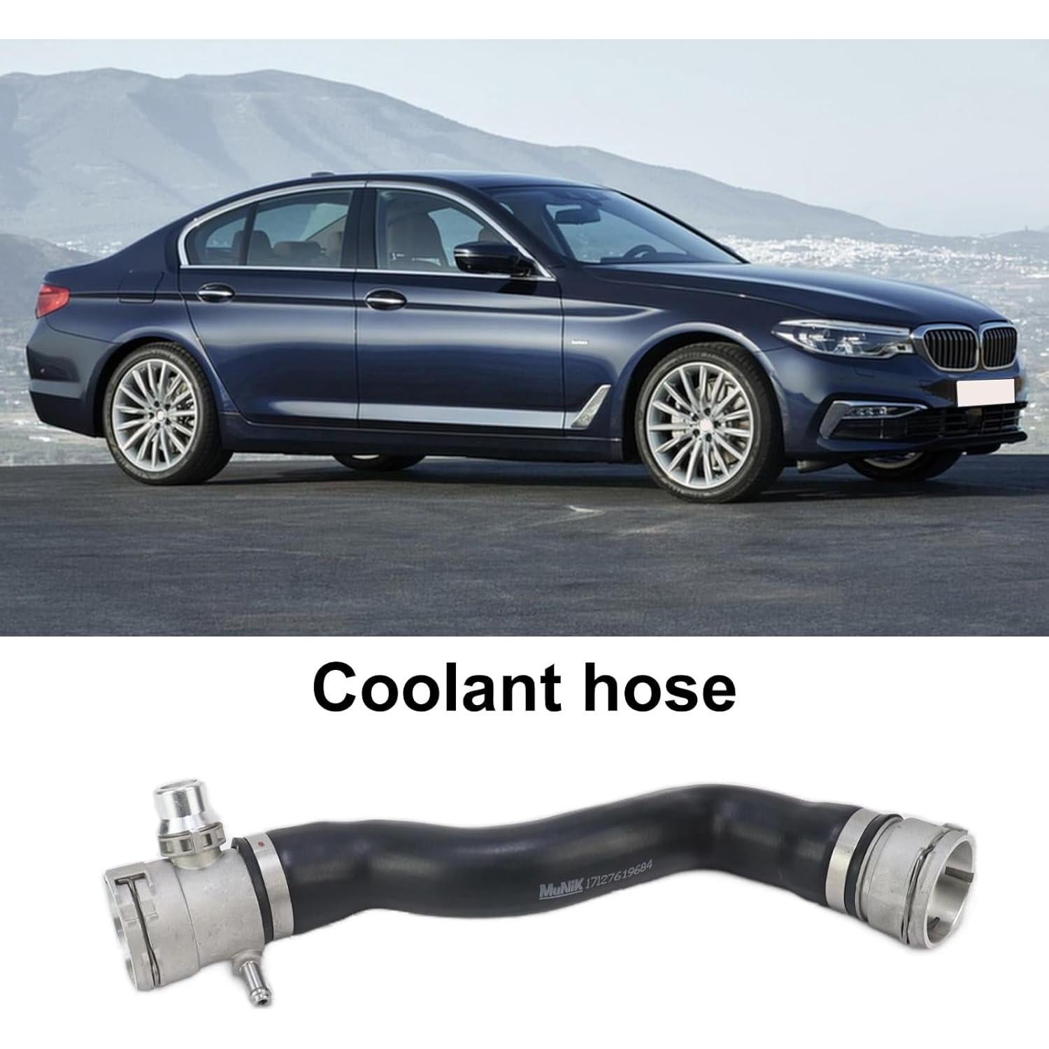 Conector de Aluminio para Manguera de Refrigerante BMW 17127619684